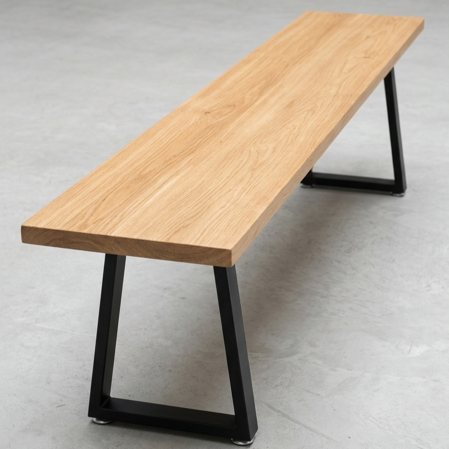 Grand banc Pyramid HAY en chêne - 250 cm -  design Wim Rietveld
