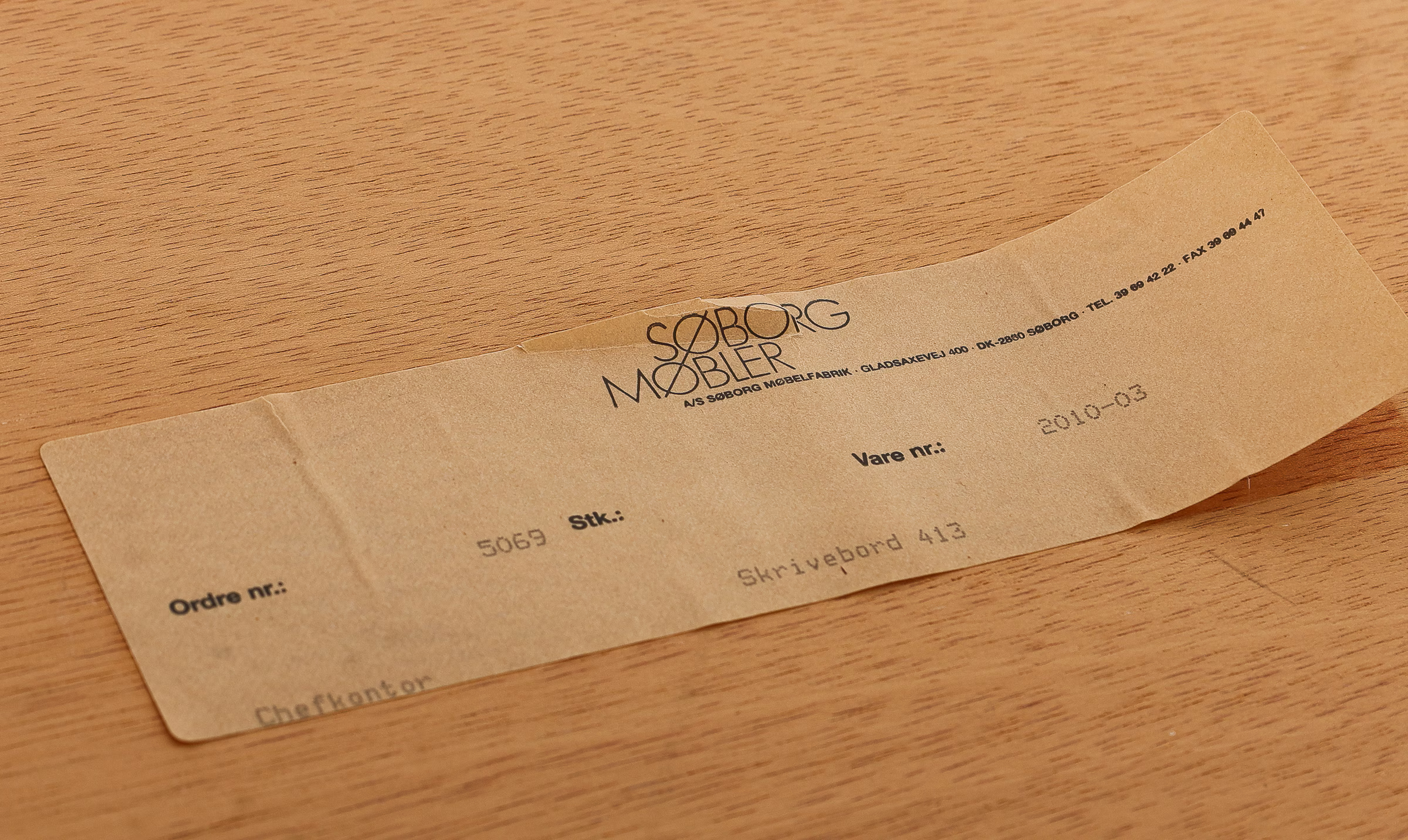 Bureau en acajou estampillé Søborg Møbler, Christian Hvidt, années 80 - Furniture 1960