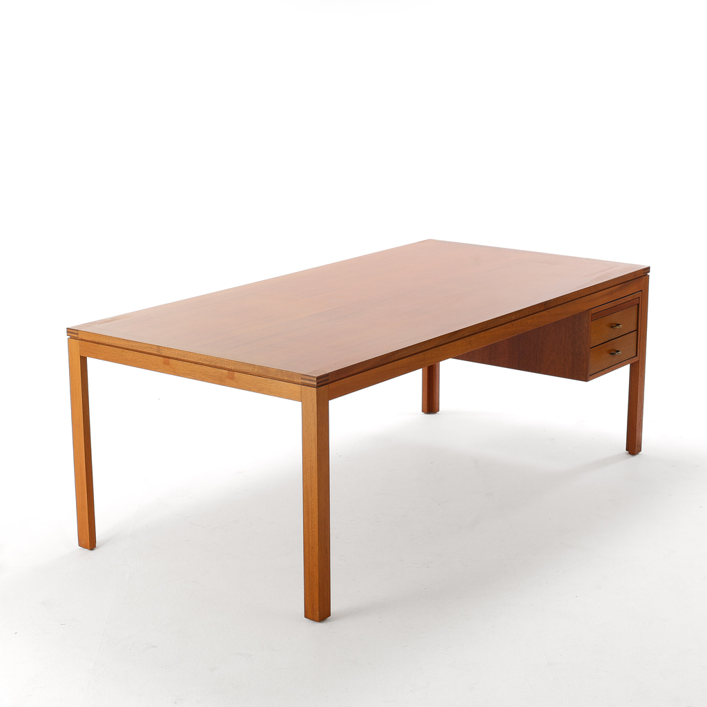 Table à manger scandinave en acajou estampillée Søborg Møbler, Christian Hvidt