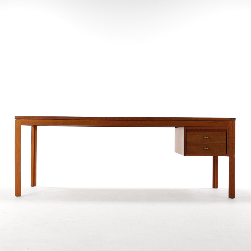 Table à manger scandinave en acajou estampillée Søborg Møbler, Christian Hvidt