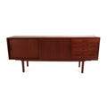 Enfilade vintage scandinave à 05 tiroirs et portes coulissantes – Dk, années 90 - Furniture 1960