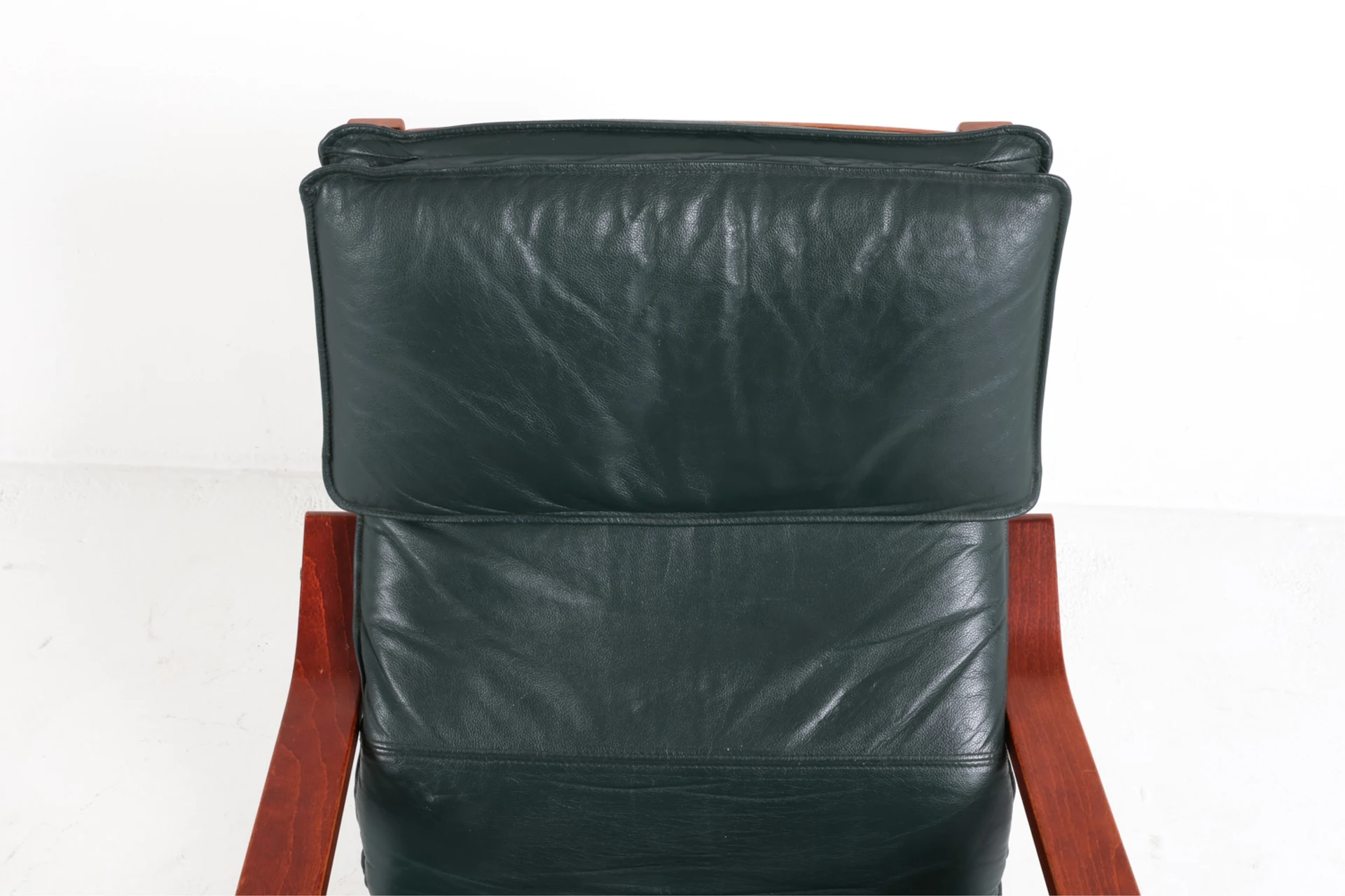 Fauteuil vintage scandinave POÄNG en cuir noir – IKEA, années 1980 - Furniture 1960