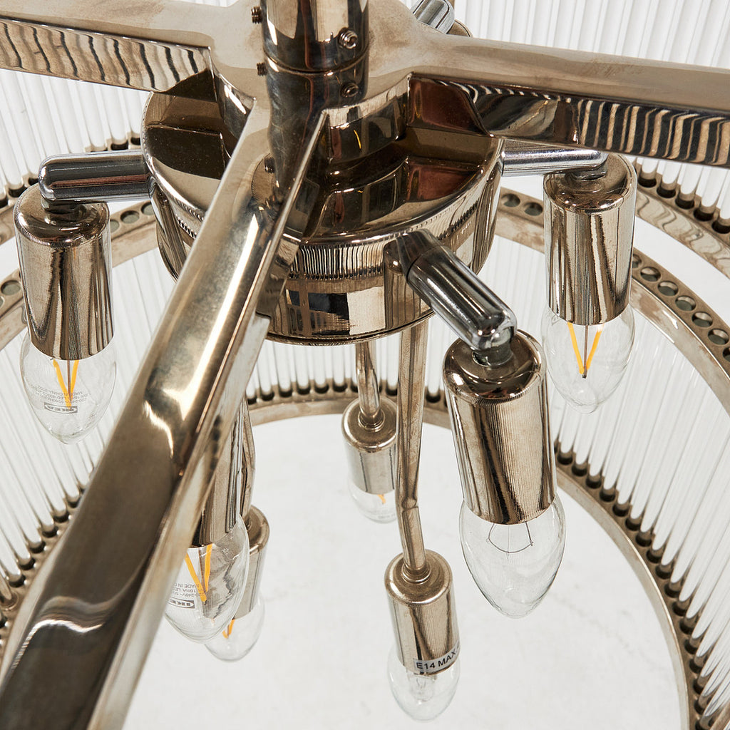 Suspension contemporaine "Pasadena" en verre et métal par Eichholtz – Pays-Bas - Furniture 1960