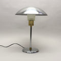 Lampe champignon vintage IKEA – acier chromé et verre opalin – années 80/90 - Furniture 1960