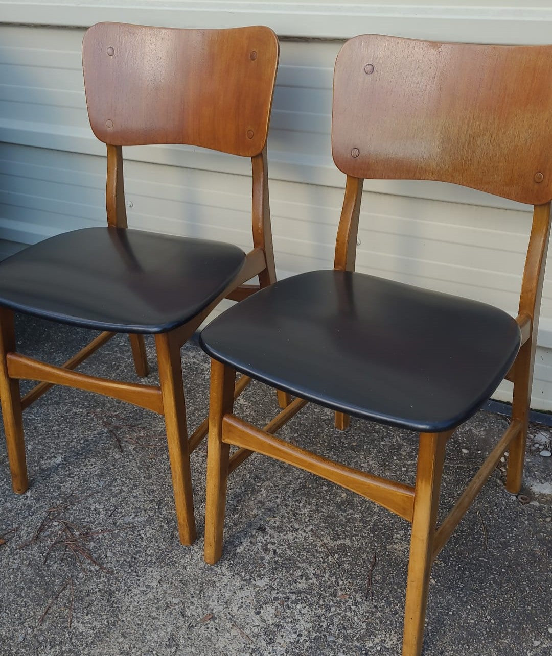 Lot de 2 Chaises Scandinaves par Kofod-Larsen pour Boltinge Stolefabrik, Dk 1960 - Furniture 1960