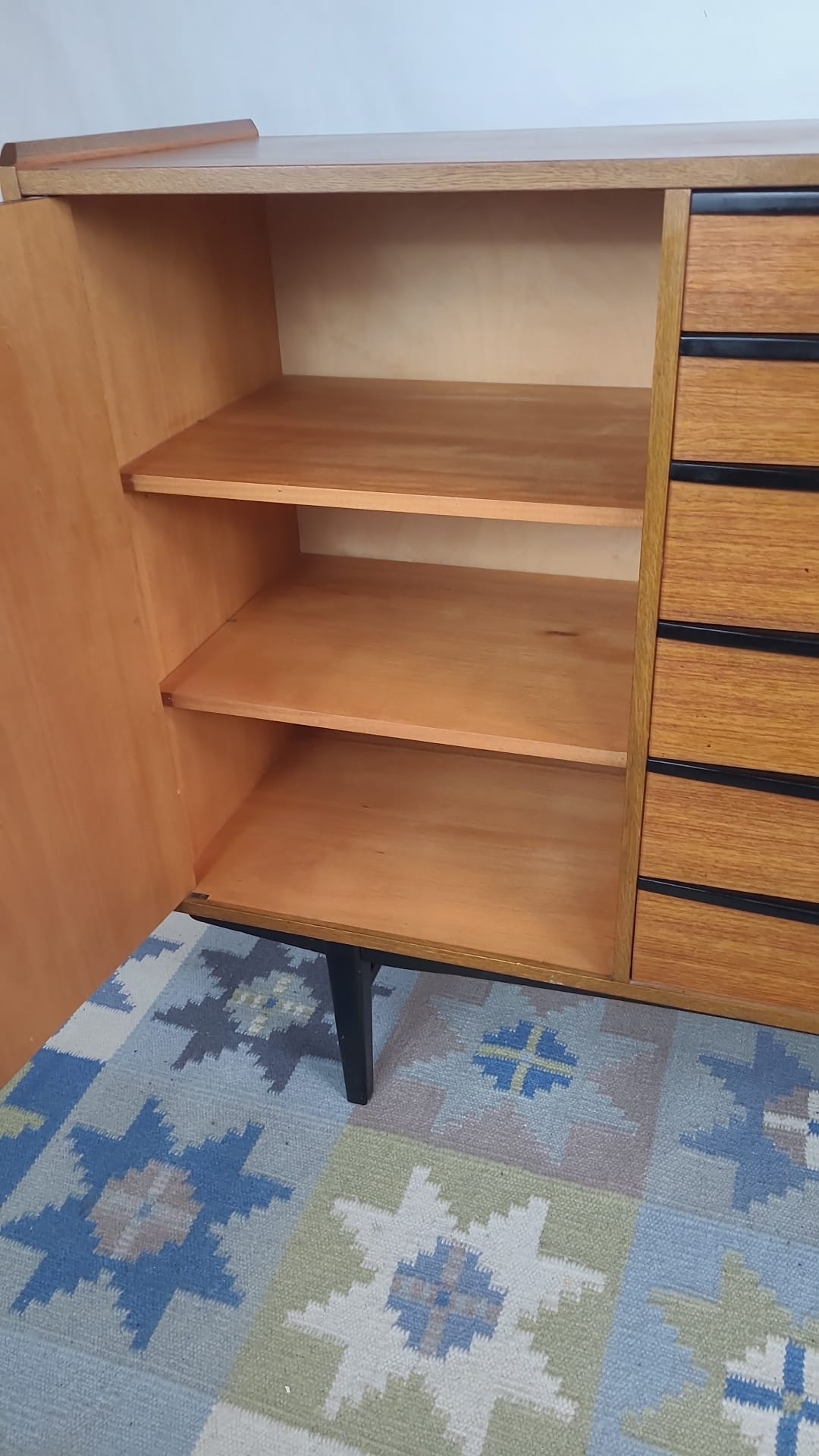Buffet vintage scandinave en teck – Danemark – années 60 - Furniture 1960