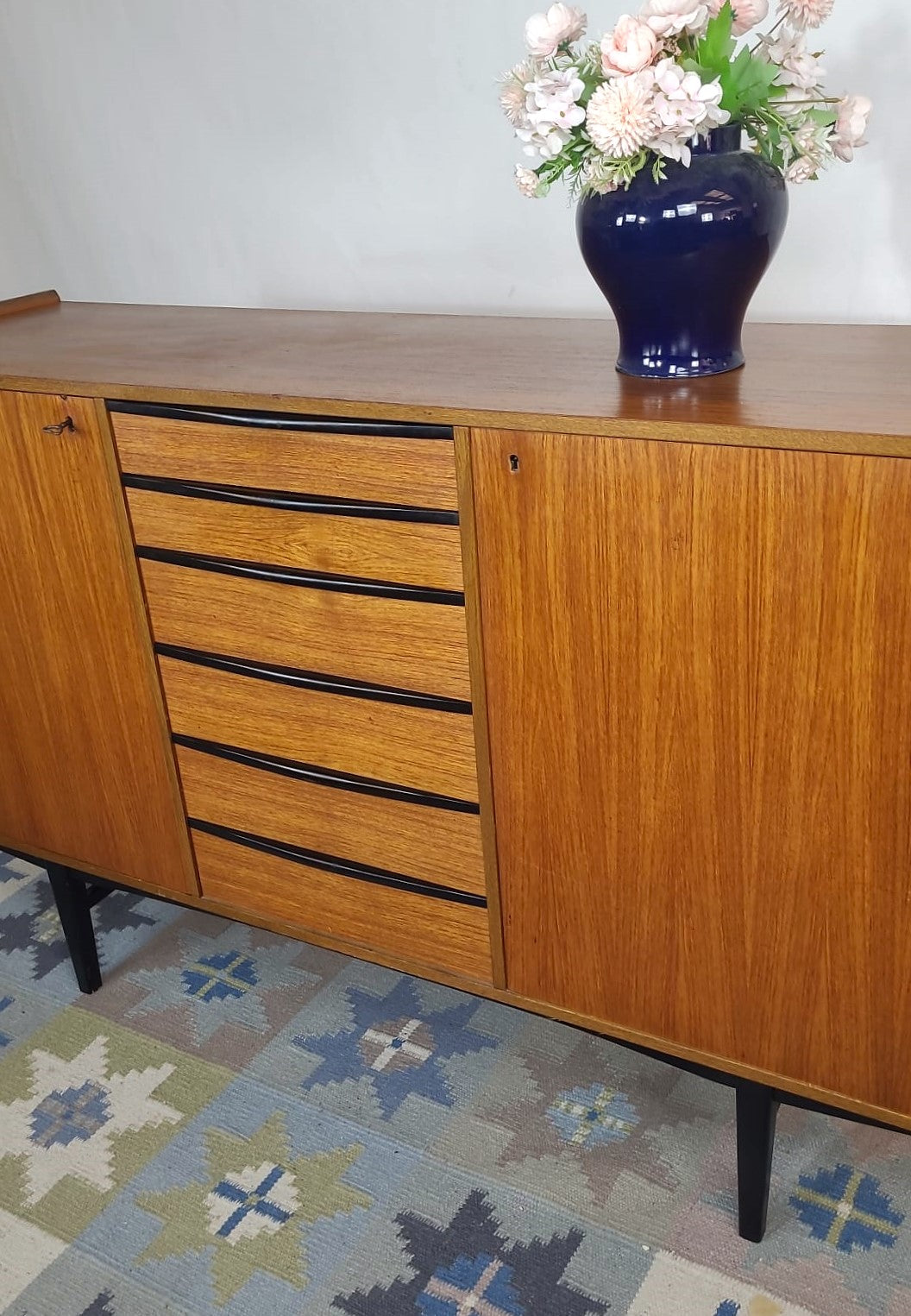 Buffet vintage scandinave en teck – Danemark – années 60 - Furniture 1960