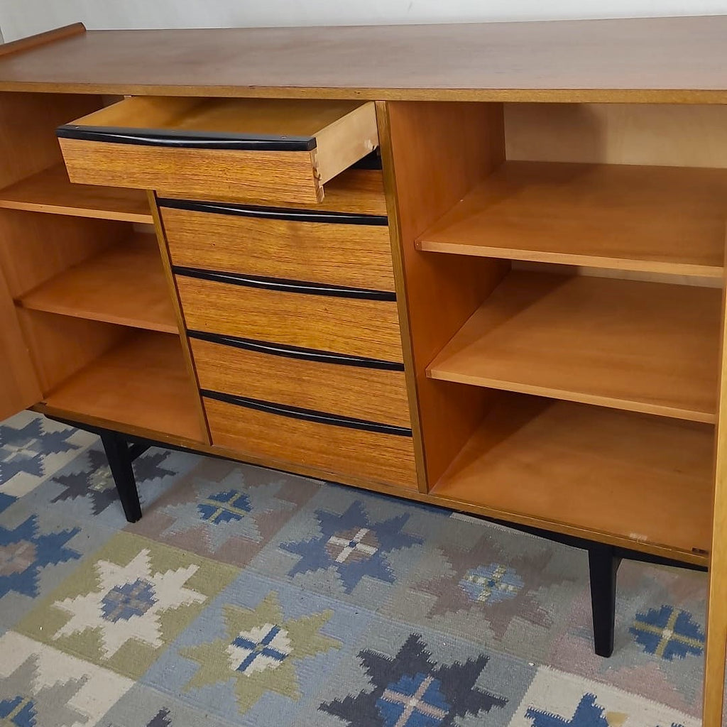 Buffet vintage scandinave en teck – Danemark – années 60 - Furniture 1960