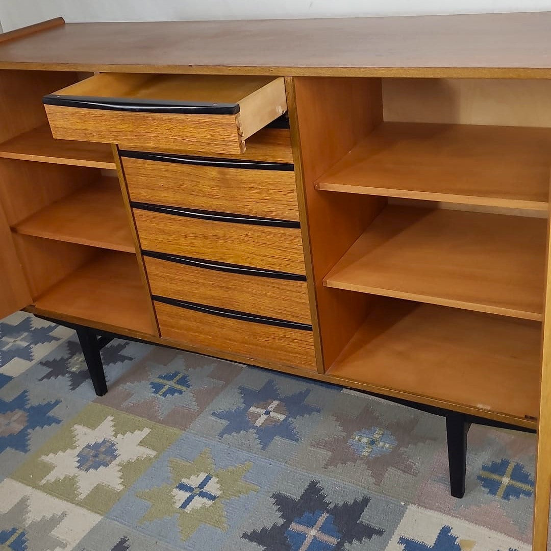 Buffet vintage scandinave en teck – Danemark – années 60 - Furniture 1960