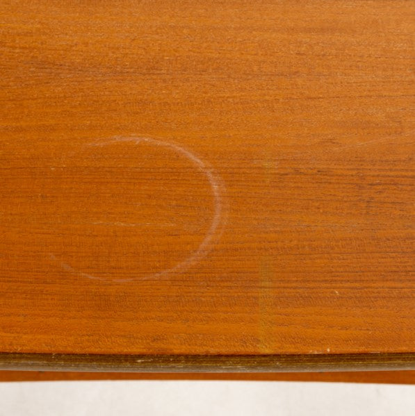 Table basse scandinave vintage en teck à double plateau – Danemark – années 60 - Furniture 1960