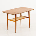 Table basse scandinave vintage en teck à double plateau – Danemark – années 60 - Furniture 1960