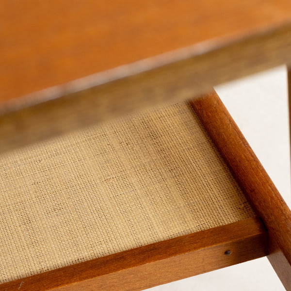 Table basse scandinave vintage en teck à double plateau – années 50/60 - Furniture 1960